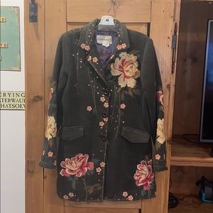 Paparazzi Embrioded Floral Coat